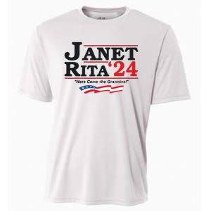 Janet And Rita For President 2024 Cooling Performance Crew T-Shirt