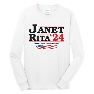 Janet And Rita For President 2024 Tall Long Sleeve T-Shirt