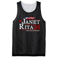 Janet And Rita For President 2024 Mesh Reversible Basketball Jersey Tank