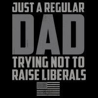 Just A Regular Dad Trying Not To Raise Liberals Poster