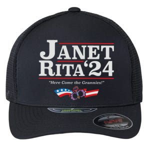 Janet And Rita 2024 The Grannies Political Nice Parking Spot Rita Flexfit Unipanel Trucker Cap