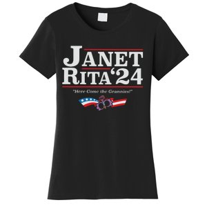 Janet And Rita 2024 The Grannies Political Nice Parking Spot Rita Women's T-Shirt