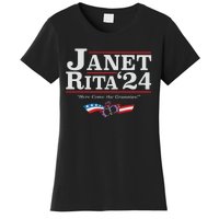 Janet And Rita 2024 The Grannies Political Nice Parking Spot Rita Women's T-Shirt