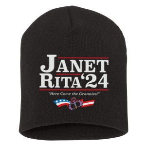 Janet And Rita 2024 The Grannies Political Nice Parking Spot Rita Short Acrylic Beanie