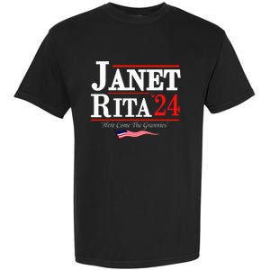 Janet And Rita 2024 Here Come The Grannies Garment-Dyed Heavyweight T-Shirt