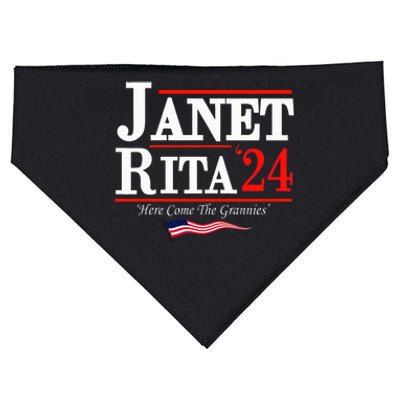 Janet And Rita 2024 Here Come The Grannies USA-Made Doggie Bandana