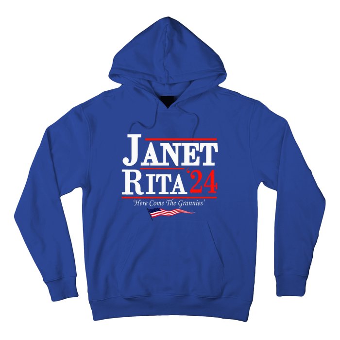 Janet And Rita 2024 Here Come The Grannies Hoodie