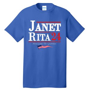 Janet And Rita 2024 Here Come The Grannies Tall T-Shirt