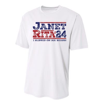 Janet And Rita For President 2024 Performance Sprint T-Shirt