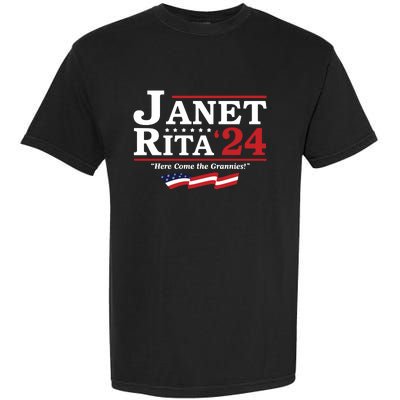 Janet And Rita For President 2024 Garment-Dyed Heavyweight T-Shirt