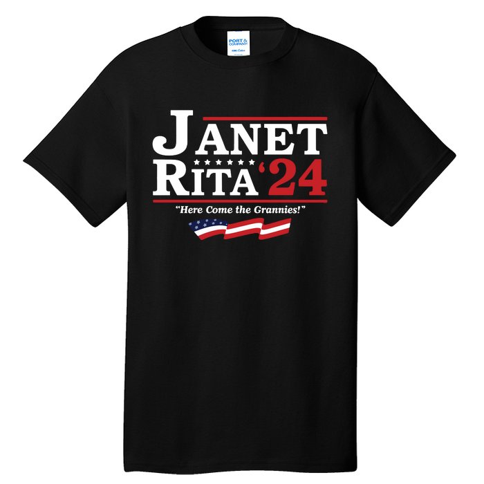 Janet And Rita For President 2024 Tall T-Shirt