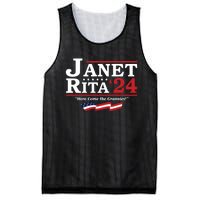 Janet And Rita For President 2024 Mesh Reversible Basketball Jersey Tank