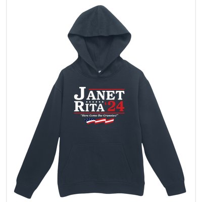 Janet And Rita For President 2024 Urban Pullover Hoodie