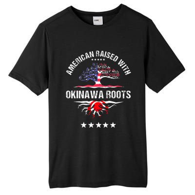 Japanese American Raised With Okinawa Roots Japan Tall Fusion ChromaSoft Performance T-Shirt