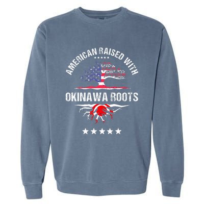 Japanese American Raised With Okinawa Roots Japan Garment-Dyed Sweatshirt