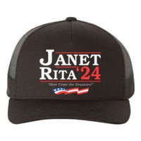 Janet And Rita 2024 Here Come The Grannies Yupoong Adult 5-Panel Trucker Hat