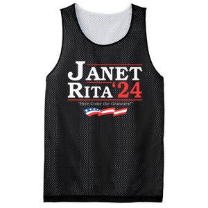 Janet And Rita 2024 Here Come The Grannies Mesh Reversible Basketball Jersey Tank