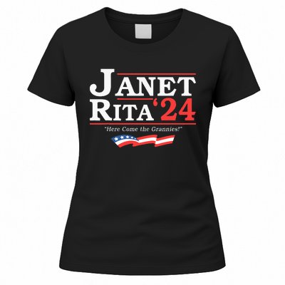 Janet And Rita 2024 Here Come The Grannies Women's T-Shirt