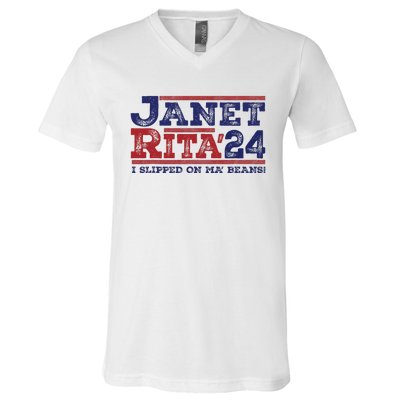 Janet And Rita For President 2024 President 2024 V-Neck T-Shirt