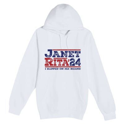 Janet And Rita For President 2024 President 2024 Premium Pullover Hoodie