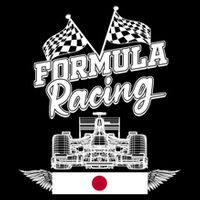 Japanese Auto Race Japan Flag Formula Racing Car Blueprint Great Gift City Backpack