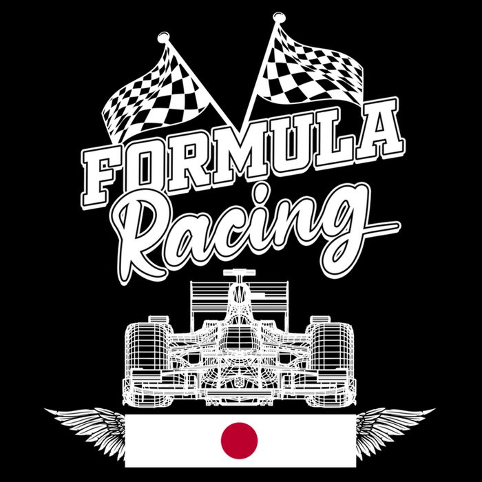 Japanese Auto Race Japan Flag Formula Racing Car Blueprint Great Gift Mug