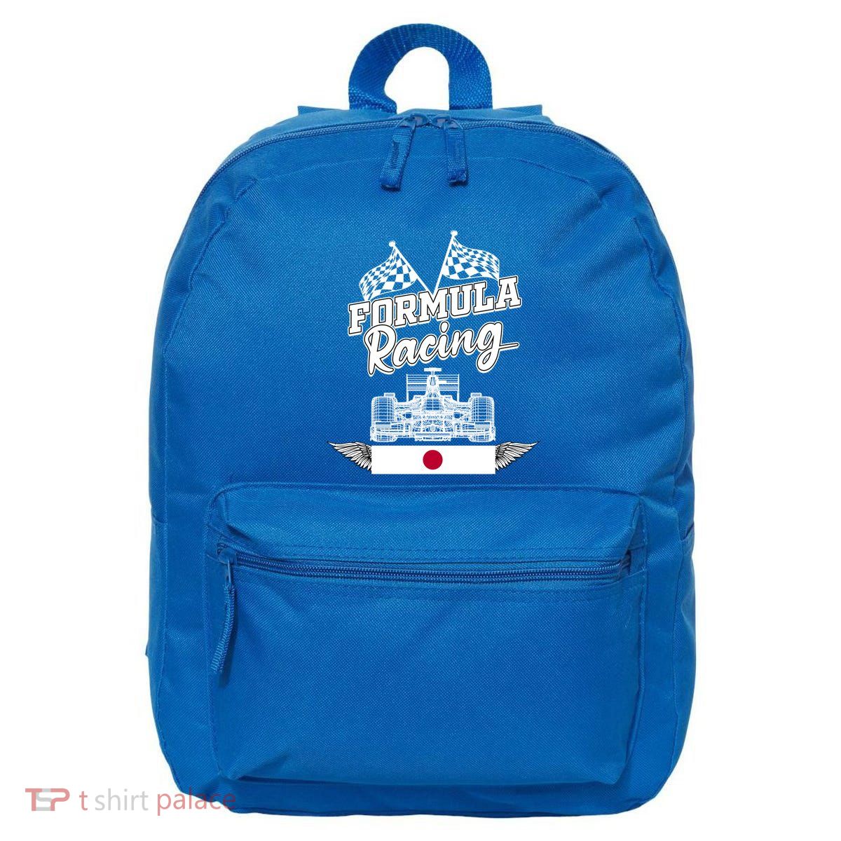 Japanese Auto Race Japan Flag Formula Racing Car Blueprint Great Gift 16 in Basic Backpack