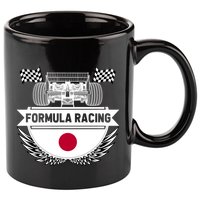 Japanese Auto Race Japan Flag Formula Racing Car Blueprint Gift 11oz C Handle Ceramic Mug