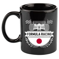 Japanese Auto Race Japan Flag Formula Racing Car Blueprint Gift 11oz C Handle Ceramic Mug
