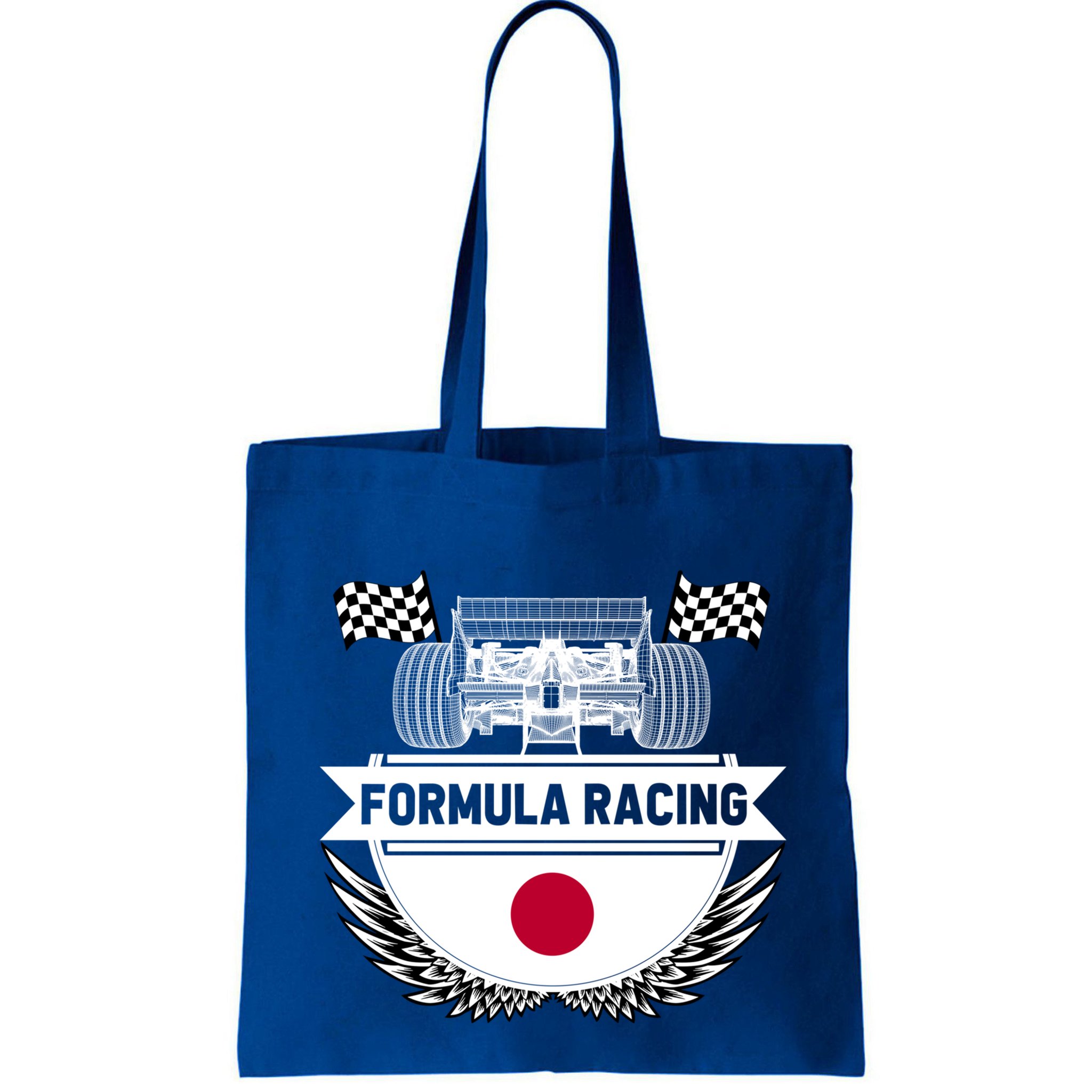 Japanese Auto Race Japan Flag Formula Racing Car Blueprint Gift Bag