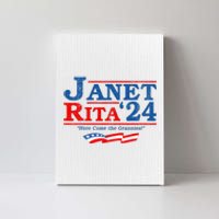 Janet And Rita For President 2024 President 2024 Canvas