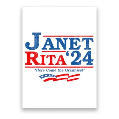 Janet And Rita For President 2024 President 2024 Poster