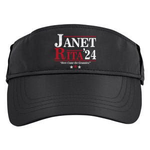 Janet And Rita 2024 Here Come The Grannies Adult Drive Performance Visor