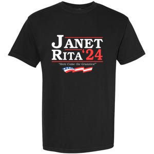 Janet And Rita 2024 Here Come The Grannies Garment-Dyed Heavyweight T-Shirt