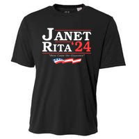 Janet And Rita 2024 Here Come The Grannies Cooling Performance Crew T-Shirt