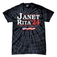 Janet And Rita 2024 Here Come The Grannies Tie-Dye T-Shirt