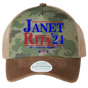 Janet And Rita 2024 Here Come The Grannies Legacy Tie Dye Trucker Hat