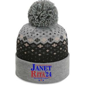 Janet And Rita 2024 Here Come The Grannies The Baniff Cuffed Pom Beanie