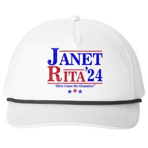 Janet And Rita 2024 Here Come The Grannies Snapback Five-Panel Rope Hat