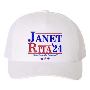 Janet And Rita 2024 Here Come The Grannies Yupoong Adult 5-Panel Trucker Hat