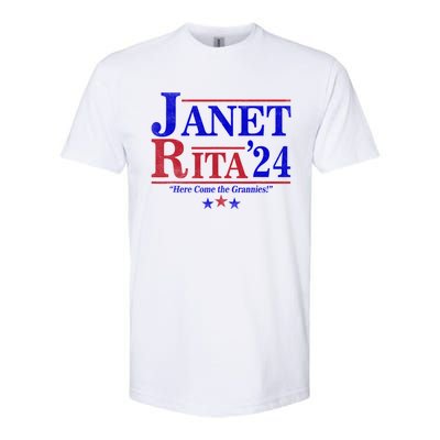 Janet And Rita 2024 Here Come The Grannies Softstyle CVC T-Shirt