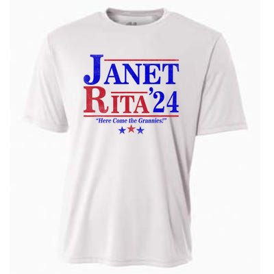 Janet And Rita 2024 Here Come The Grannies Cooling Performance Crew T-Shirt