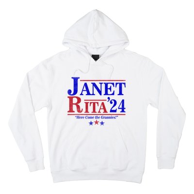 Janet And Rita 2024 Here Come The Grannies Hoodie