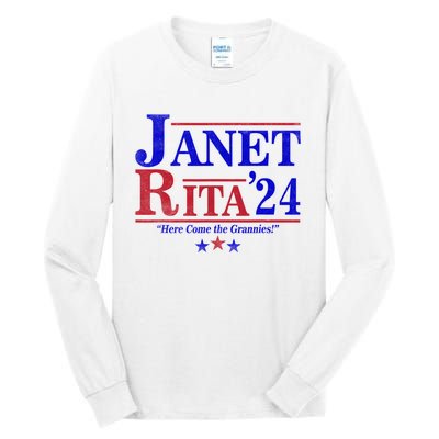 Janet And Rita 2024 Here Come The Grannies Tall Long Sleeve T-Shirt