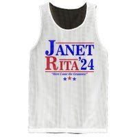 Janet And Rita 2024 Here Come The Grannies Mesh Reversible Basketball Jersey Tank