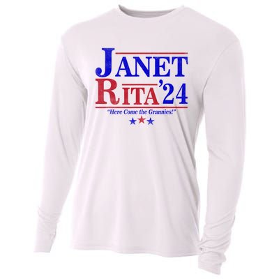 Janet And Rita 2024 Here Come The Grannies Cooling Performance Long Sleeve Crew