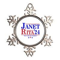 Janet And Rita 2024 Here Come The Grannies Metallic Star Ornament