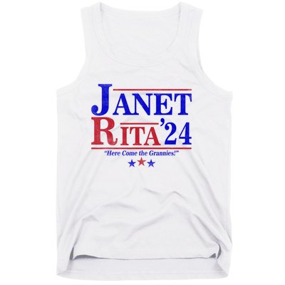 Janet And Rita 2024 Here Come The Grannies Tank Top