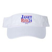 Janet And Rita 2024 Here Come The Grannies Valucap Bio-Washed Visor