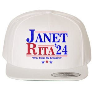 Janet And Rita 2024 Here Come The Grannies Wool Snapback Cap